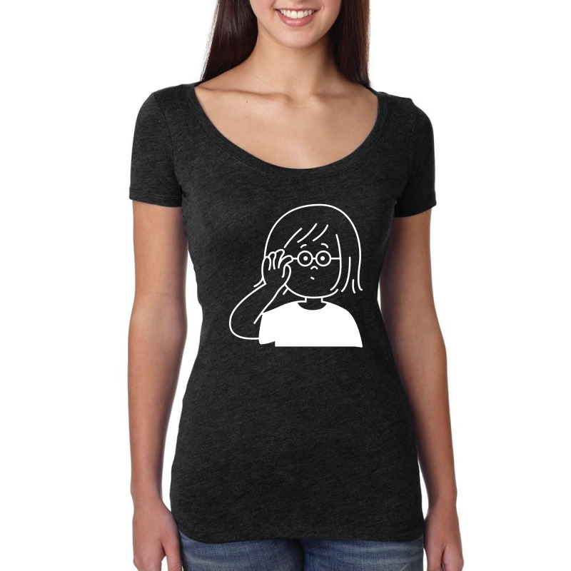 Woman Women's Triblend Scoop T-shirt | Artistshot