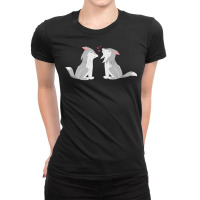 Soulmate Wolf Lover Couple Tank Top Ladies Fitted T-shirt | Artistshot