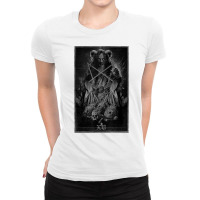 Occult Gothic Dark Satanic Unholy Witchcraft Grunge Emo Goth T Shirt Ladies Fitted T-shirt | Artistshot