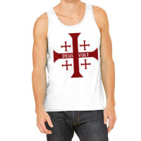 Crusader Christianity Deus Vult God Will Tank Top | Artistshot