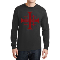 Crusader Christianity Deus Vult God Will Long Sleeve Shirts | Artistshot