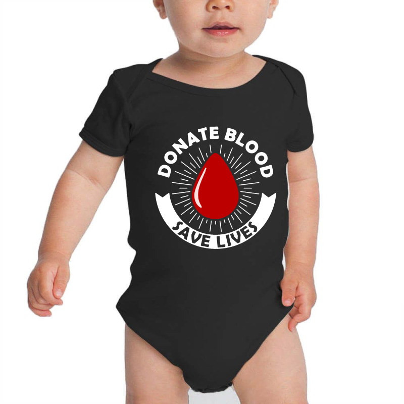 Donate Blood Save Lives Blood Donor Baby Bodysuit by Batikmadrim Art | Artistshot