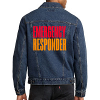 Emergency Responder Men Denim Jacket | Artistshot