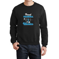 Proud Grandma Of A T1d Warrior Diabetic Diabetes Awareness Crewneck Sweatshirt | Artistshot