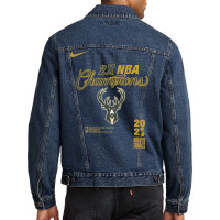 Bucks Champions Finals 2021 Jersey T Shirt Men Denim Jacket | Artistshot