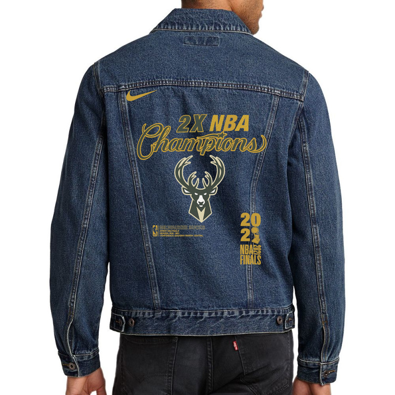 Bucks Champions Finals 2021 Jersey T Shirt Men Denim Jacket by ryan2204 | Artistshot