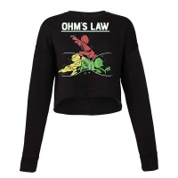 Ohms Law Funny Shirt.electrical Electronics Engineer Funny T T Shirt Cropped Sweater | Artistshot