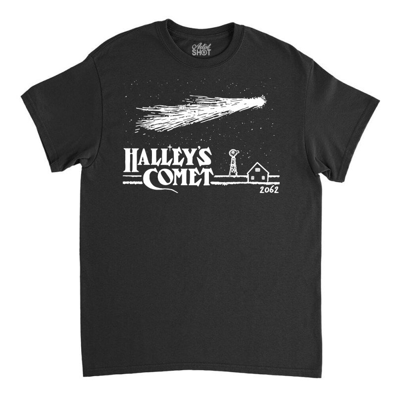 Halley's Comet T Shirt Funny Geek Shirts Graphic Science Shirts Ufo T Classic T-shirt by Larise_Store | Artistshot