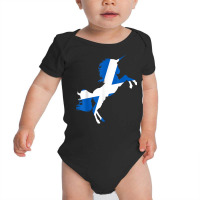 Scotland Flag Unicorn Scot Tartan Plaid Day Scottish Unicorn T Shirt Baby Bodysuit | Artistshot