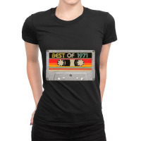 Best Of 1971 51st Birthday Cassette Tape T Shirt Ladies Fitted T-shirt | Artistshot