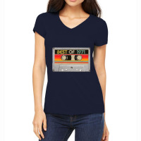 Best Of 1971 51st Birthday Cassette Tape T Shirt Women's V-neck T-shirt | Artistshot