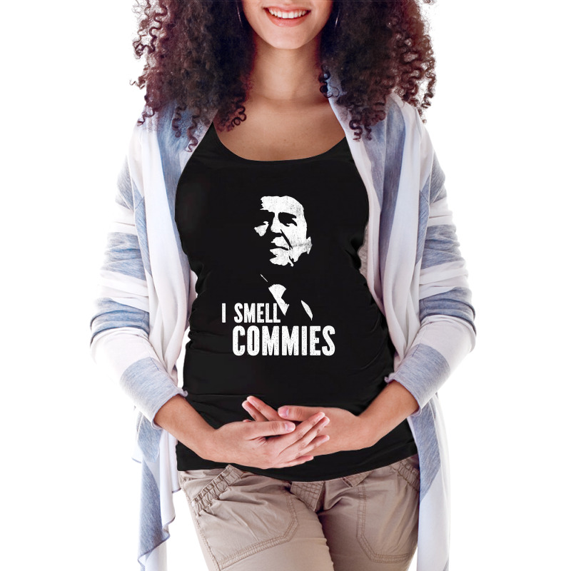 I Smell Commies Maternity Scoop Neck T-shirt by Grafixbychawki | Artistshot