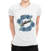 Latina Blue Rose For Light Ladies Fitted T-shirt | Artistshot