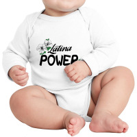 Latina Power For Light Long Sleeve Baby Bodysuit | Artistshot