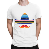 Cinco De Mayo Serape Blanket Inspired Sombrero Mustache T Shirt T-shirt | Artistshot