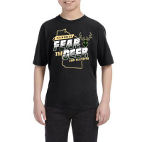 Fear Deer Mil.wau.kee Bu.ck Finals Champs T Shirt Youth Tee | Artistshot