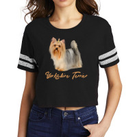 Dog Beautiful Yorkshire Terrier Especially For Yorkie Dog Lovers Puppy Scorecard Crop Tee | Artistshot