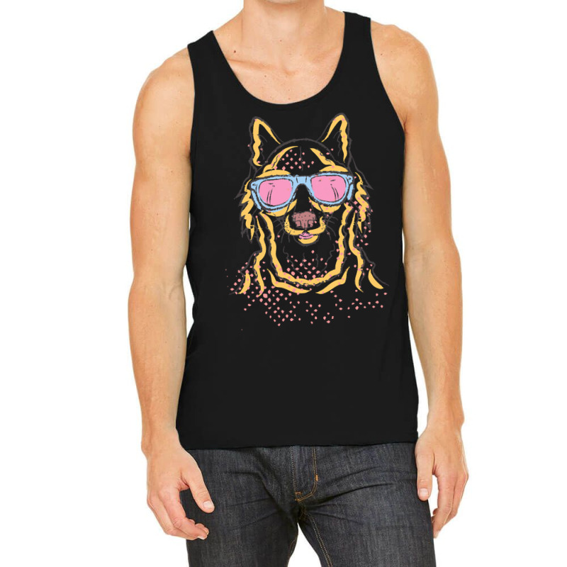 Dog T  Shirt Cute Doggo In Sunglasses T  Shirt Tank Top | Artistshot