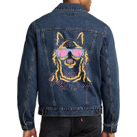 Dog T  Shirt Cute Doggo In Sunglasses T  Shirt Men Denim Jacket | Artistshot