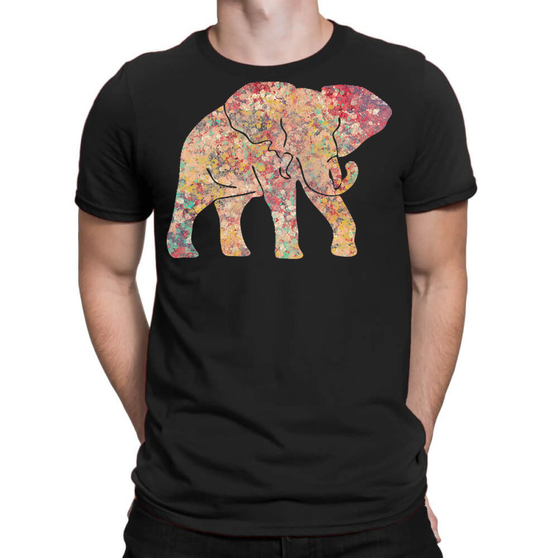 Elephants T  Shirt Cool Elephant Colorful Tribal T Shirt T  Shirt T-shirt | Artistshot