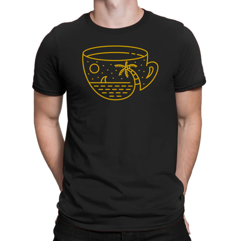 Coffee In Paradise T-Shirt by VEKTORKITA | Artistshot