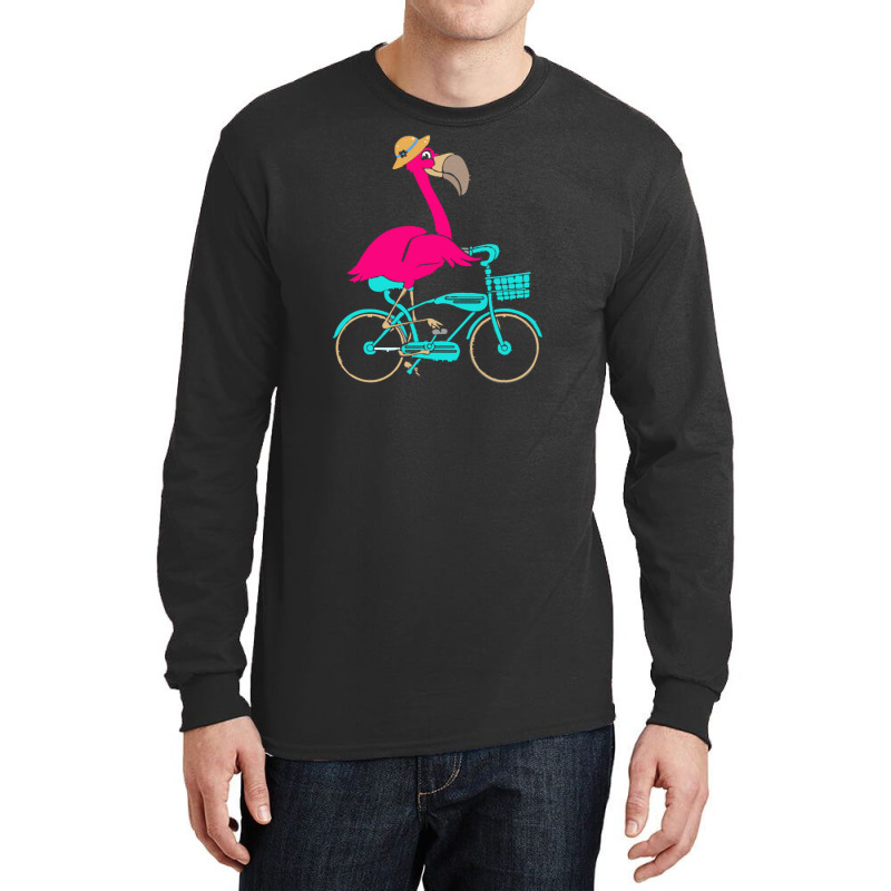 Flamingo T  Shirt I Make Cycling Look Flamazing Funny Flamingo T  Shir Long Sleeve Shirts | Artistshot