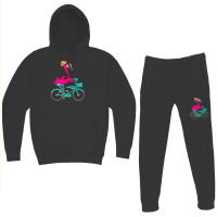 Flamingo T  Shirt I Make Cycling Look Flamazing Funny Flamingo T  Shir Hoodie & Jogger Set | Artistshot