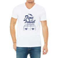 Time To Travel V-neck Tee | Artistshot