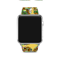 Guanajuato Sunflower Serape Map Apple Watch Band | Artistshot