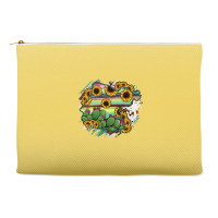 Guanajuato Sunflower Serape Map Accessory Pouches | Artistshot