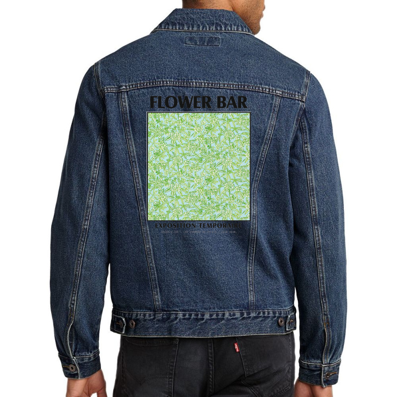 Flwerbar Exposition Temporarie Men Denim Jacket | Artistshot