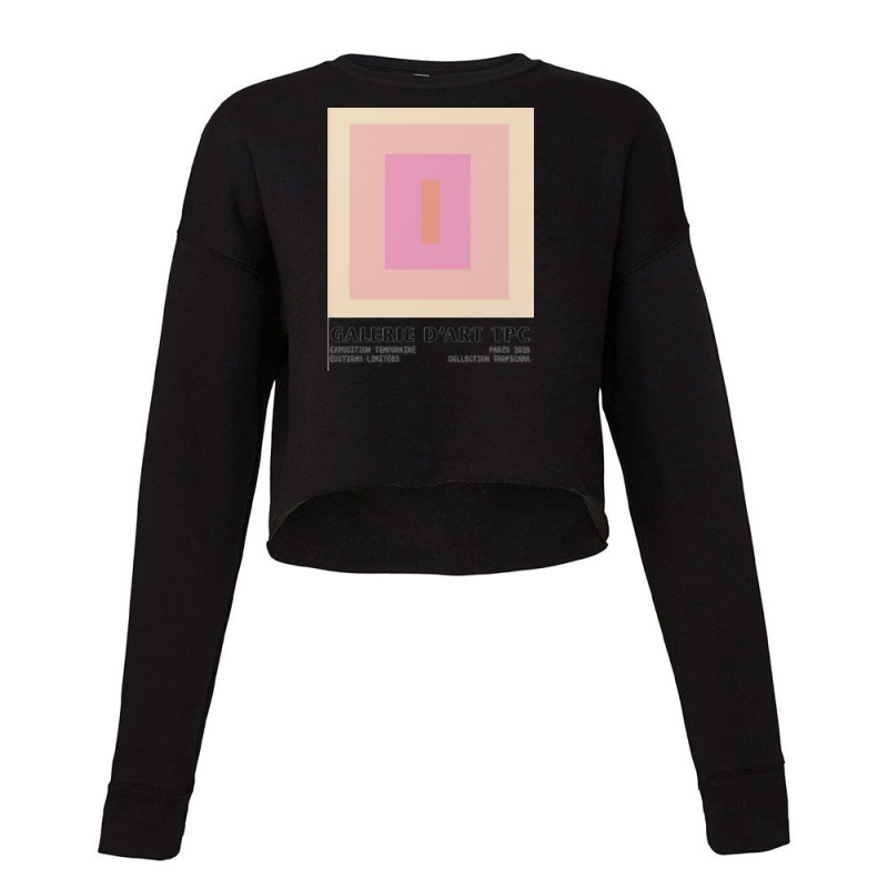 Galerie D'art Tpc Exposition Temporary Cropped Sweater | Artistshot