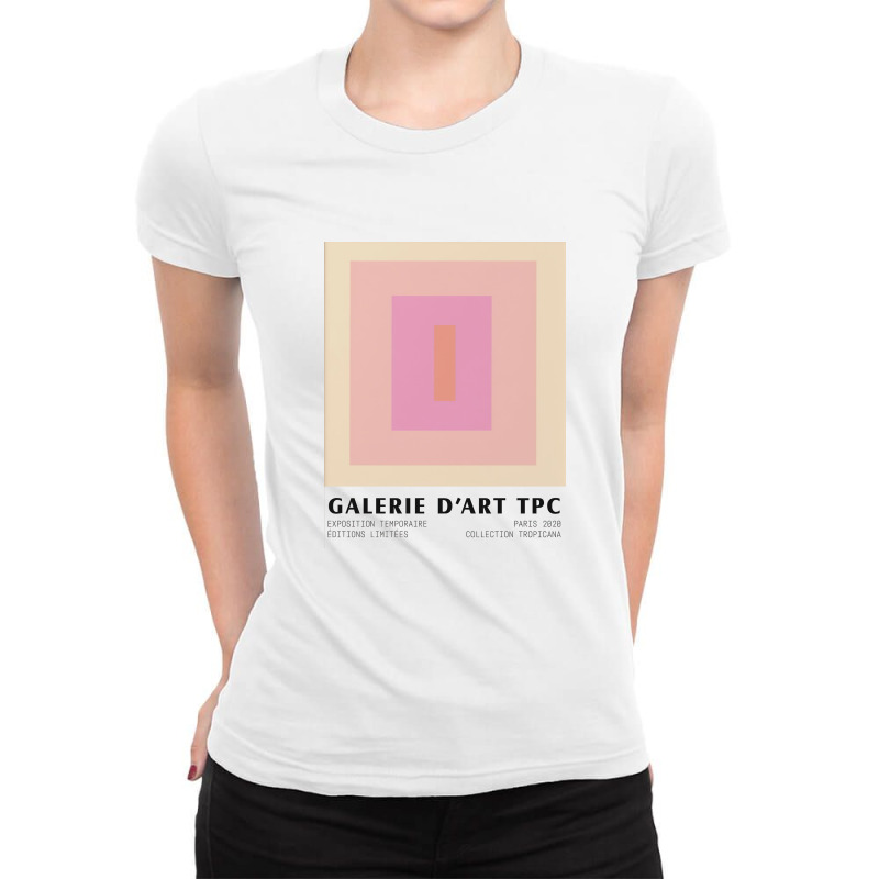 Galerie D'art Tpc Exposition Temporary Ladies Fitted T-shirt | Artistshot