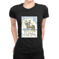 Salvador Dali  Don Quixote Ladies Fitted T-shirt | Artistshot