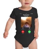 Dank Meme Hamster Staring Front Camera Hamster Calling Gift T Shirt Baby Bodysuit | Artistshot