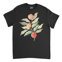 Peach T  Shirt Painterly Peaches T  Shirt Classic T-shirt | Artistshot