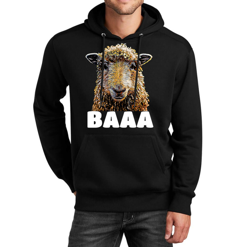 Sheep Lover Sheeps Funny Sheep Conspiracy Theorist Costume Design 71 L Unisex Hoodie | Artistshot