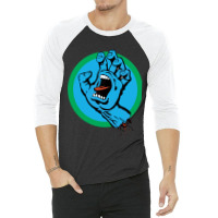 Santa Monster Hand 5 3/4 Sleeve Shirt | Artistshot