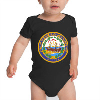 Seal Of New Hampshire   1776 Baby Bodysuit | Artistshot