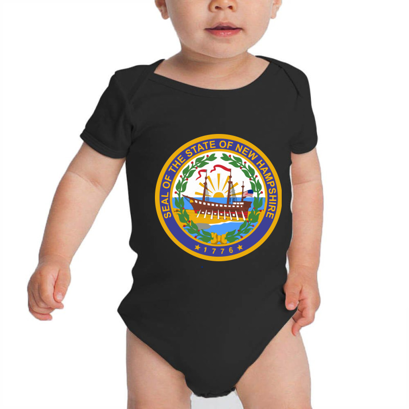 Seal Of New Hampshire   1776 Baby Bodysuit by anyarpasar68 | Artistshot