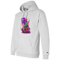 Crushed Alien Turtle Champion Hoodie | Artistshot