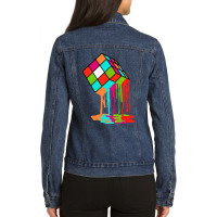 Love Brick Games Ladies Denim Jacket | Artistshot