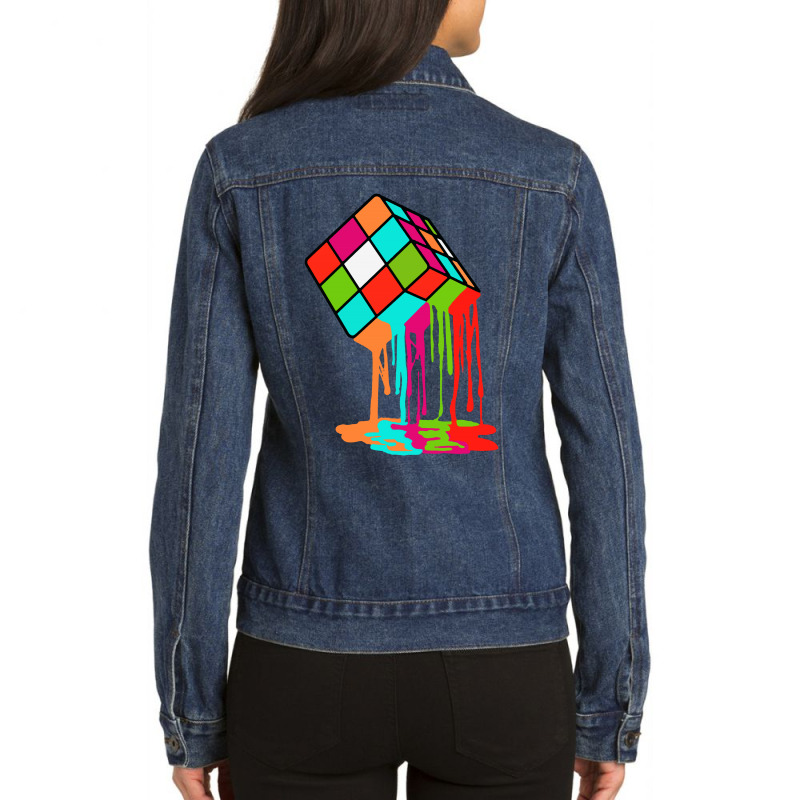 Love Brick Games Ladies Denim Jacket by Alaska Tees | Artistshot