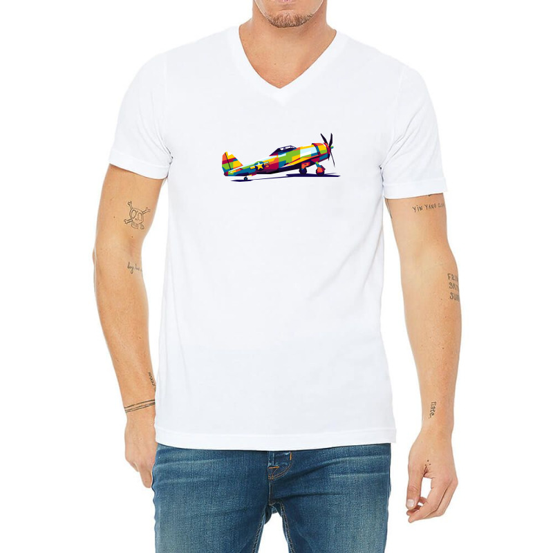 P47 Thunderbolt V-neck Tee | Artistshot