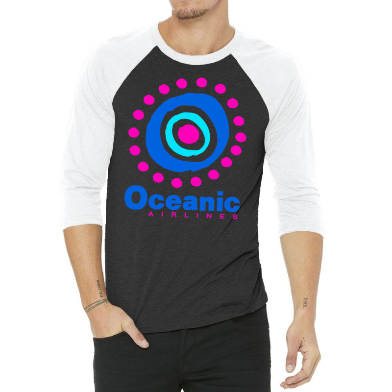 Lost Oceanic Airlines 3/4 Sleeve Shirt | Artistshot