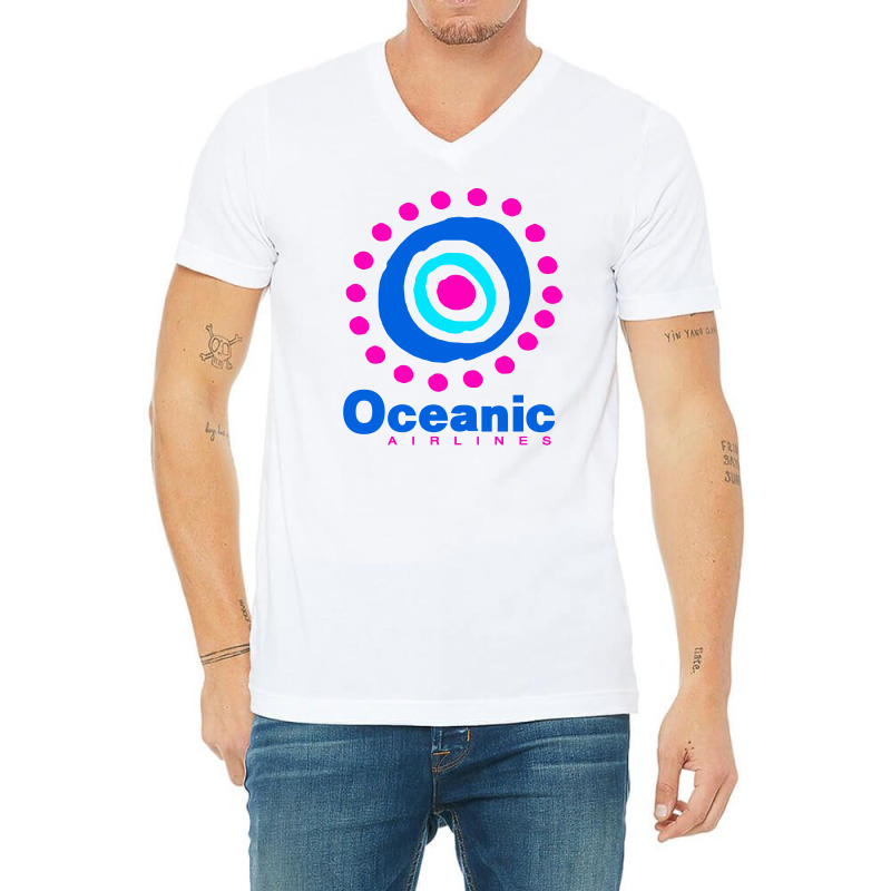 Lost Oceanic Airlines V-neck Tee | Artistshot