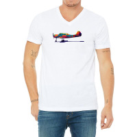 Yak 52 V-neck Tee | Artistshot