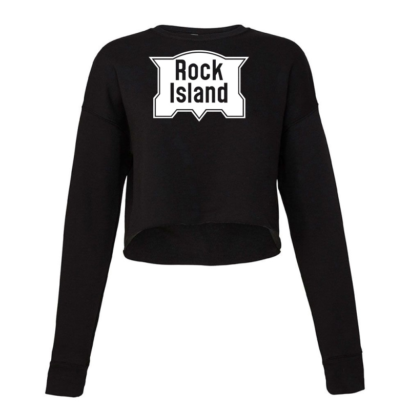 Rock Island Line Railroad Cropped Sweater by radmadhi | Artistshot