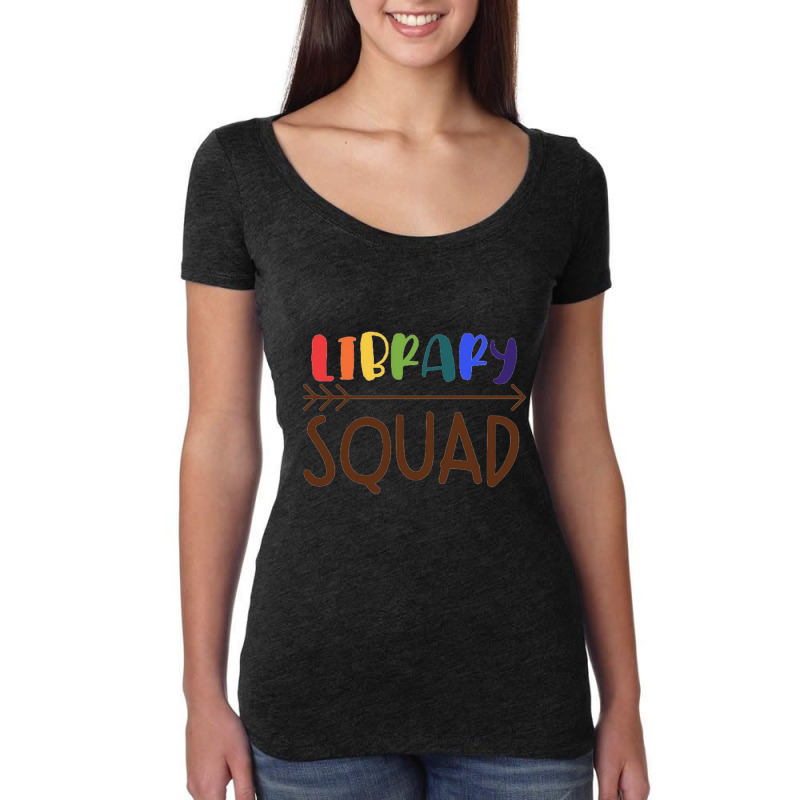 Library Squad For Light Women's Triblend Scoop T-shirt by AMderra12 | Artistshot