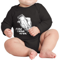 Flows Through My Veins Hair Cutting Barber Tshirts For Men W Long Sleeve Baby Bodysuit | Artistshot